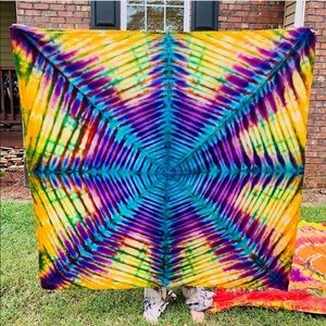 Handmade tie dyed tapestry! SOLD!